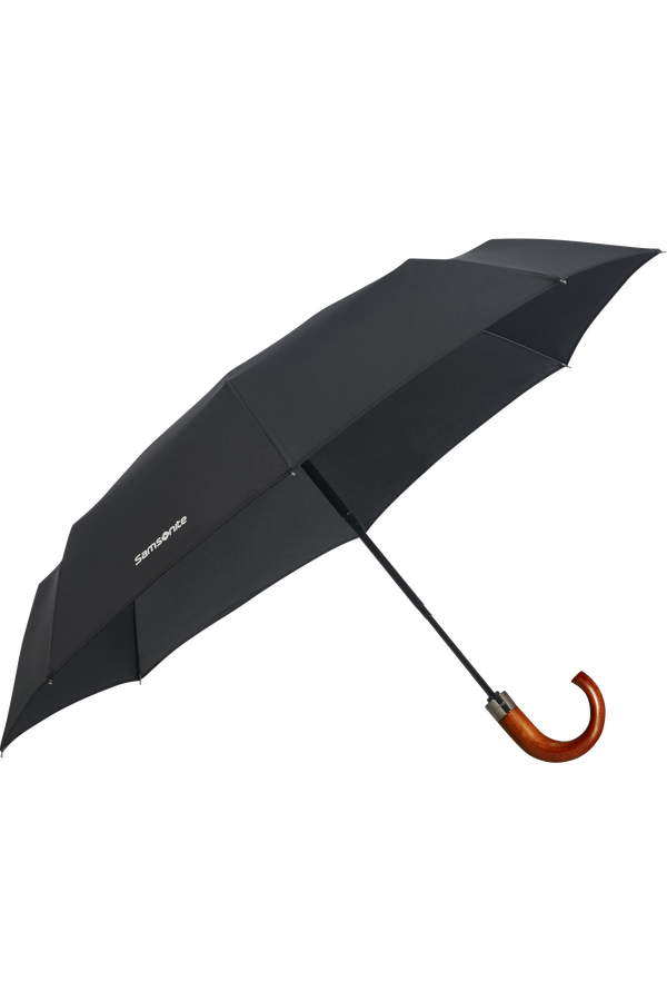 Samsonite Wood Classic S 3 Sect. Auto O/C Crook  Schwarz