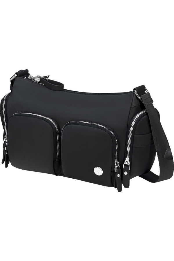 Samsonite Karissa Evo Shoulder Bag Multi Pkt  Schwarz Samsonite Karissa Evo Shoulder Bag Multi Pkt  Schwarz