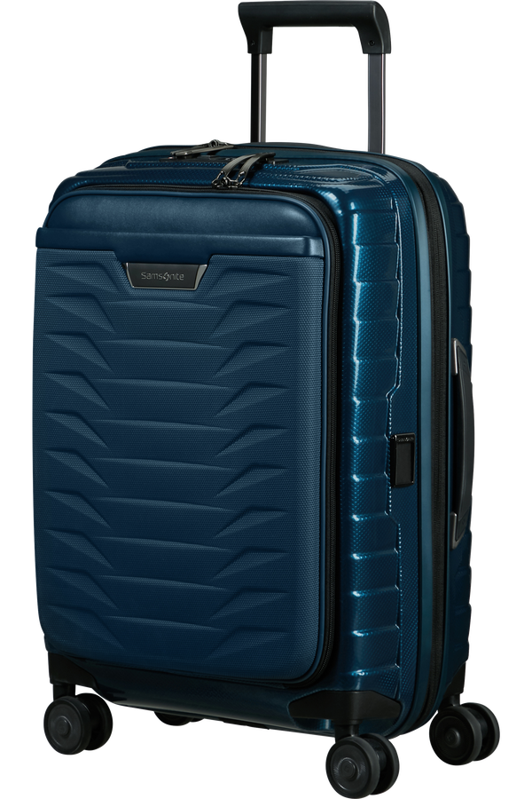 Samsonite Proxis Spinner Expandable Easy Access 55cm  Petrol Blau