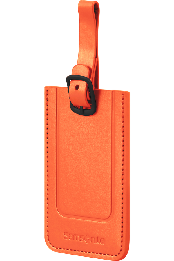 Samsonite Ta Revolution Rectangle Luggage Tag x2  Orange