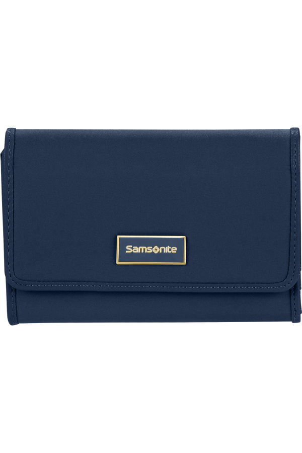 Samsonite Karissa Slg Wallet 12CC+ZIP EXT M  Dark Navy