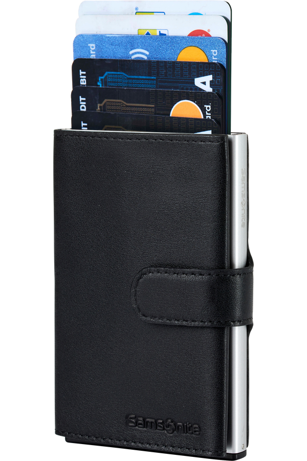 Samsonite Alu Fit 202 - Slide-up Wallet  Schwarz Samsonite Alu Fit 202 - Slide-up Wallet  Schwarz