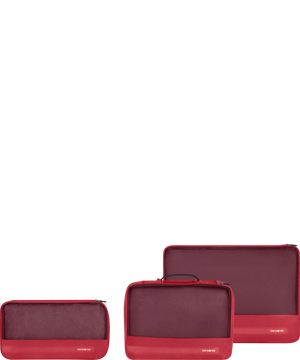 Ta Revolution 3er Set Packw&uuml;rfel | Samsonite Ta Revolution Set of 3 Packing Cubes  Rot