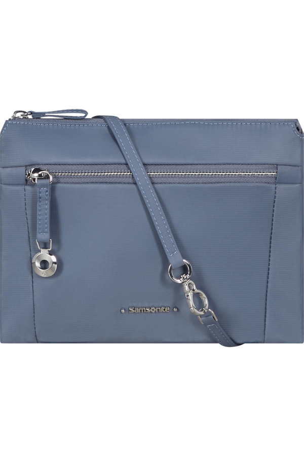Samsonite Move Journey Mini Shoulder Bag 2 Compartments  Storm Blue
