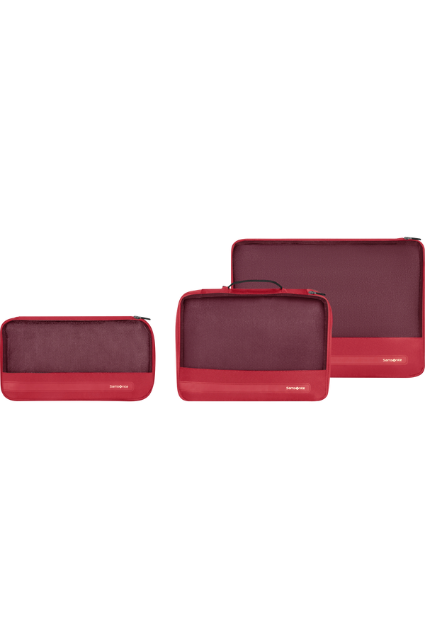 Samsonite Ta Revolution Set of 3 Packing Cubes  Rot