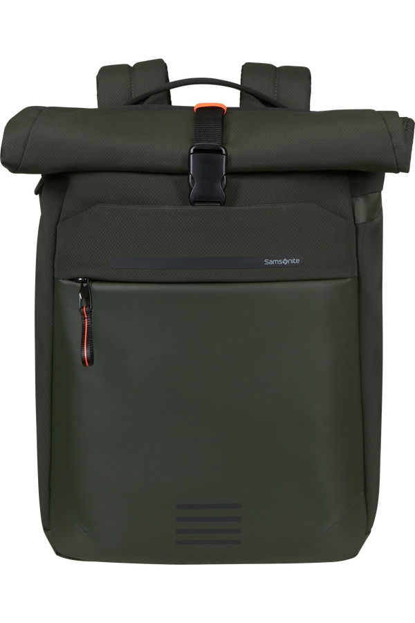 Samsonite Moderny Rolltop Backpack 15.6  Gr&uuml;n