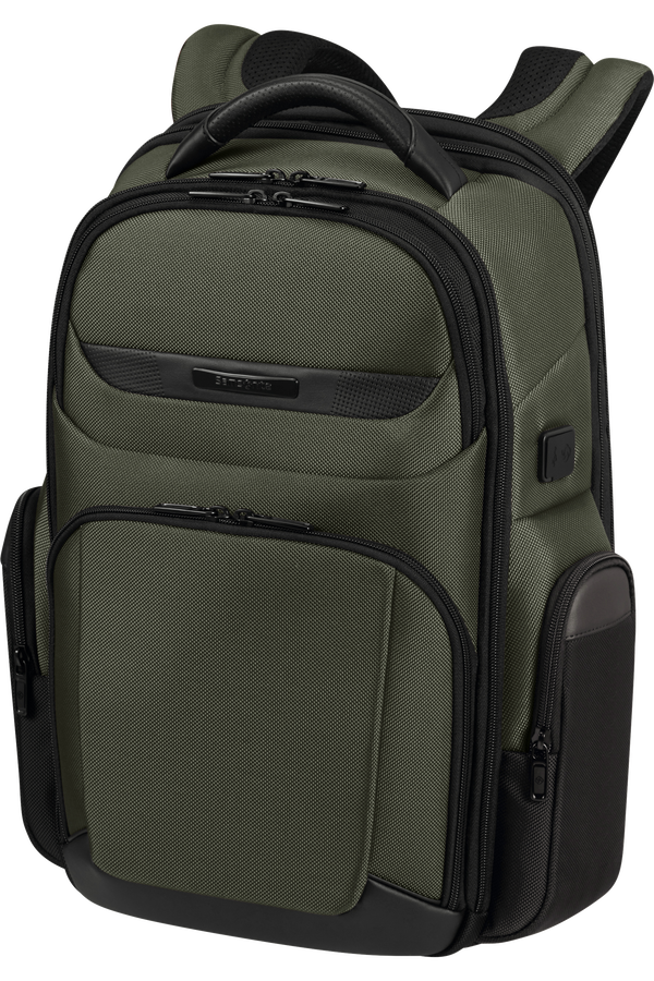 Samsonite Pro-Dlx 6 Backpack 3 Volume Expandable 15.6'  Grün