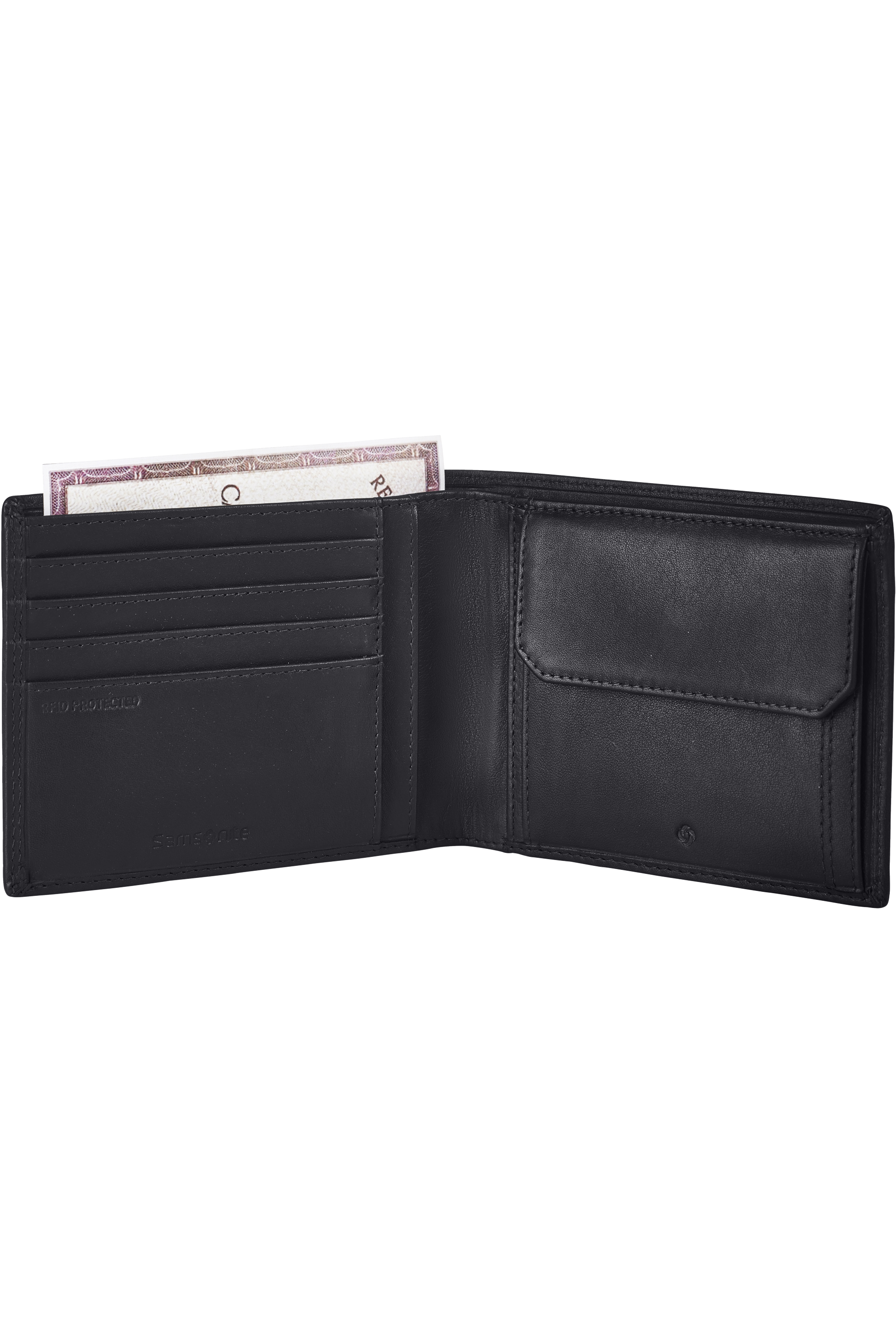 Mode & Accessoires Taschen Kleinlederwaren Portemonnaies Samsonite Attack Coin Wallet with extra Flap 