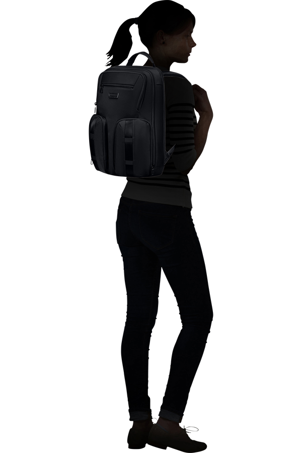 Samsonite Urban-Eye Backpack 14.1' 2 Pockets 14.1'  Schwarz