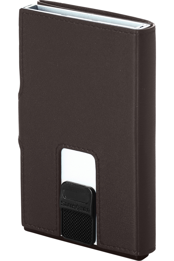 Samsonite Alu Fit 202 - Slide-up Wallet  Dark Brown Samsonite Alu Fit 202 - Slide-up Wallet  Dark Brown