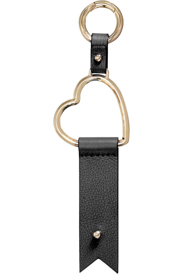 Samsonite Lady Charmy Heart Key Ring Schwarz Samsonite Lady Charmy Heart Key Ring Schwarz
