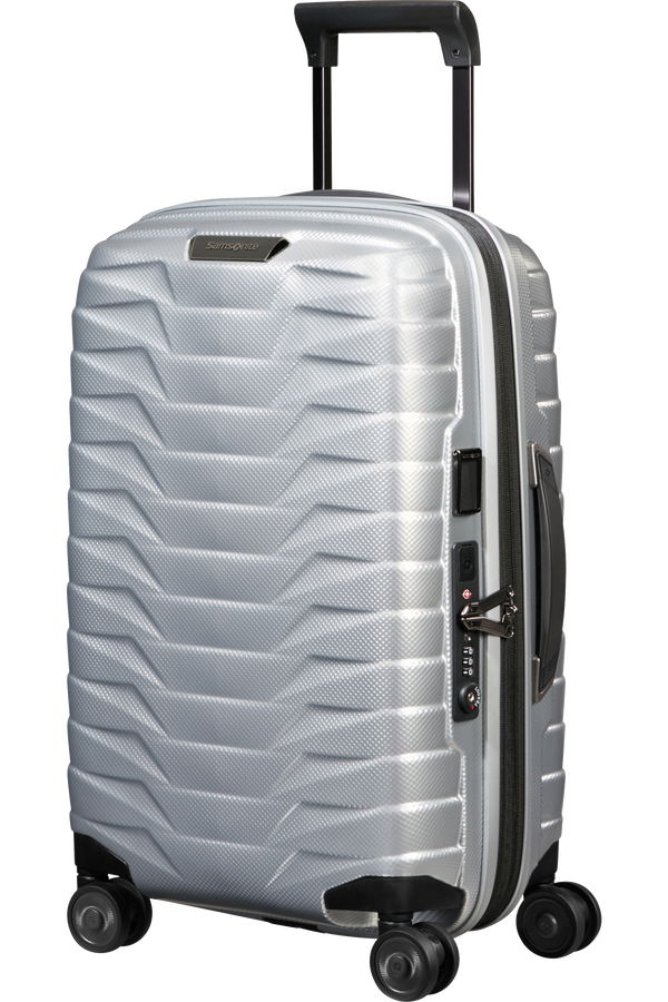 Samsonite Proxis Spinner Expandable Length 35cm 55cm  Silber