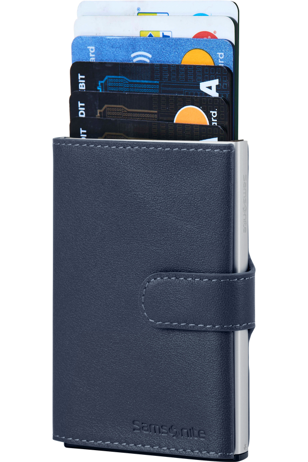 Samsonite Alu Fit 202 - Slide-up Wallet  Blau Samsonite Alu Fit 202 - Slide-up Wallet  Blau