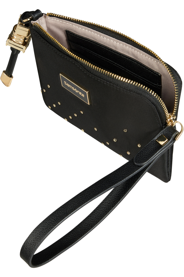 Samsonite Karissa Slg Flat Pouch 3CC Studs  Schwarz