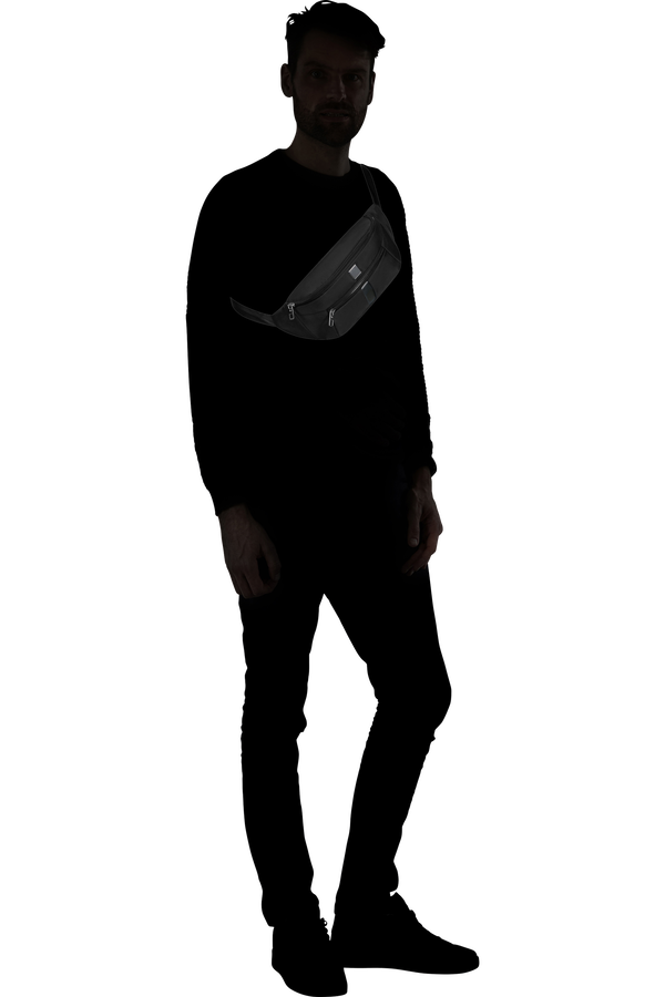 Samsonite Sacksquare Waist Bag  Schwarz Samsonite Sacksquare Waist Bag  Schwarz