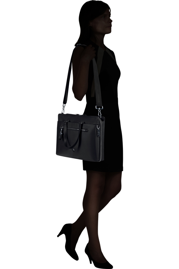 Samsonite Karissa Evo Slim Bailhandle 15.6'  Schwarz