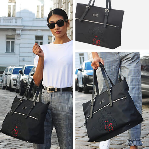 Karissa Disney, eine Kollektion im modernen und edlen femininen Look, bringt Leben in die Kampagne “Mickey the True Original”.